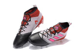 Adidas ACE 17.1 Primeknit Soccer Cleats Red White Pink Black - TraShoes