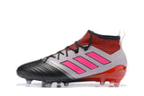 Adidas ACE 17.1 Primeknit Soccer Cleats Red White Pink Black - TraShoes