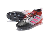 Adidas ACE 17.1 Primeknit Soccer Cleats Red White Pink Black - TraShoes