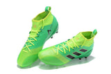 Adidas ACE 17.1 Primeknit FG Soccer Cleats Solar Core Green Black - TraShoes