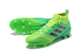 Adidas ACE 17.1 Primeknit FG Soccer Cleats Solar Core Green Black - TraShoes