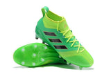 Adidas ACE 17.1 Primeknit FG Soccer Cleats Solar Core Green Black - TraShoes