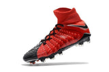 Nike Hypervenom Phantom III DF FG Soccer Cleats Fire Red Black - TraShoes
