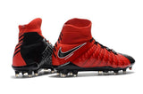 Nike Hypervenom Phantom III DF FG Soccer Cleats Fire Red Black - TraShoes