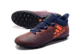Adidas X Tango 17.3 Turf Soccer Cleats Purple Crimson Deep Blue - TraShoes