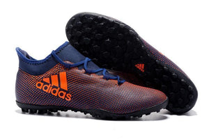 Adidas X Tango 17.3 Turf Soccer Cleats Purple Crimson Deep Blue - TraShoes