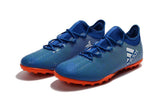 Adidas X Tango 17.3 Turf Soccer Cleats Deep Royal Blue Silver Orange - TraShoes