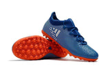 Adidas X Tango 17.3 Turf Soccer Cleats Deep Royal Blue Silver Orange - TraShoes
