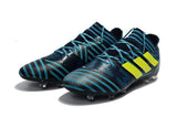 Adidas Nemeziz Messi 17+ 360 Agility FG Soccer Boots Black Blue Yellow - TraShoes