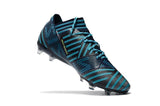 Adidas Nemeziz Messi 17+ 360 Agility FG Soccer Boots Black Blue Yellow - TraShoes