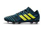 Adidas Nemeziz Messi 17+ 360 Agility FG Soccer Boots Black Blue Yellow - TraShoes