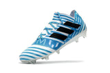 Adidas Nemeziz Messi 17+ 360 Agility FG Soccer Shoes Energy Blue White - TraShoes