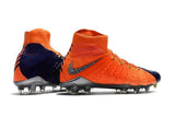 Nike Hypervenom Phantom III DF FG Soccer Cleats Orange Blue Chrome - TraShoes
