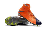 Nike Hypervenom Phantom III DF FG Soccer Cleats Orange Blue Chrome - TraShoes
