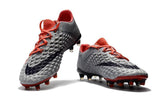 Nike Hypervenom Phantom III FG Soccer Cleats Grey Red Black - TraShoes