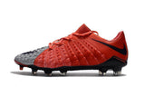 Nike Hypervenom Phantom III FG Soccer Cleats Grey Red Black - TraShoes