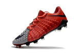 Nike Hypervenom Phantom III FG Soccer Cleats Grey Red Black - TraShoes