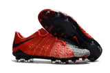 Nike Hypervenom Phantom III FG Soccer Cleats Grey Red Black - TraShoes