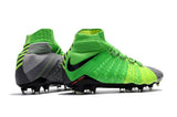 Nike Hypervenom Phantom III DF FG Soccer Cleats Grass Green Grey - TraShoes