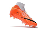 Nike Hypervenom Phantom III DF FG Soccer Cleats White Orange Black - TraShoes