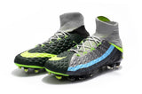 Nike Hypervenom Phantom III DF FG Soccer Cleats Black Volt Dark Grey - TraShoes