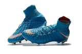 Nike Hypervenom Phantom III DF FG Soccer Cleats Total Blue White - TraShoes
