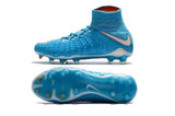 Nike Hypervenom Phantom III DF FG Soccer Cleats Total Blue White - TraShoes