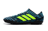 Adidas Nemeziz Tango 17.3 Turf Soccer Cleats Blue Black Solar Yellow - TraShoes