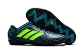 Adidas Nemeziz Tango 17.3 Turf Soccer Cleats Blue Black Solar Yellow - TraShoes