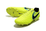 Nike Tiempo Legend VII FG Soccer Cleats Fluorescent Green Black - TraShoes
