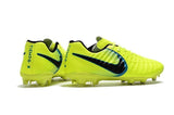 Nike Tiempo Legend VII FG Soccer Cleats Fluorescent Green Black - TraShoes