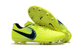 Nike Tiempo Legend VII FG Soccer Cleats Fluorescent Green Black - TraShoes