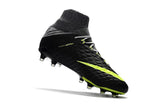 Nike Hypervenom Phantom III DF FG Soccer Cleats Midnight Fog Black - TraShoes