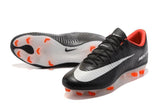 Nike Mercurial Vapor XI FG Soccer Cleats Black White Red - TraShoes