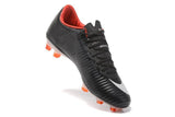 Nike Mercurial Vapor XI FG Soccer Cleats Black White Red - TraShoes
